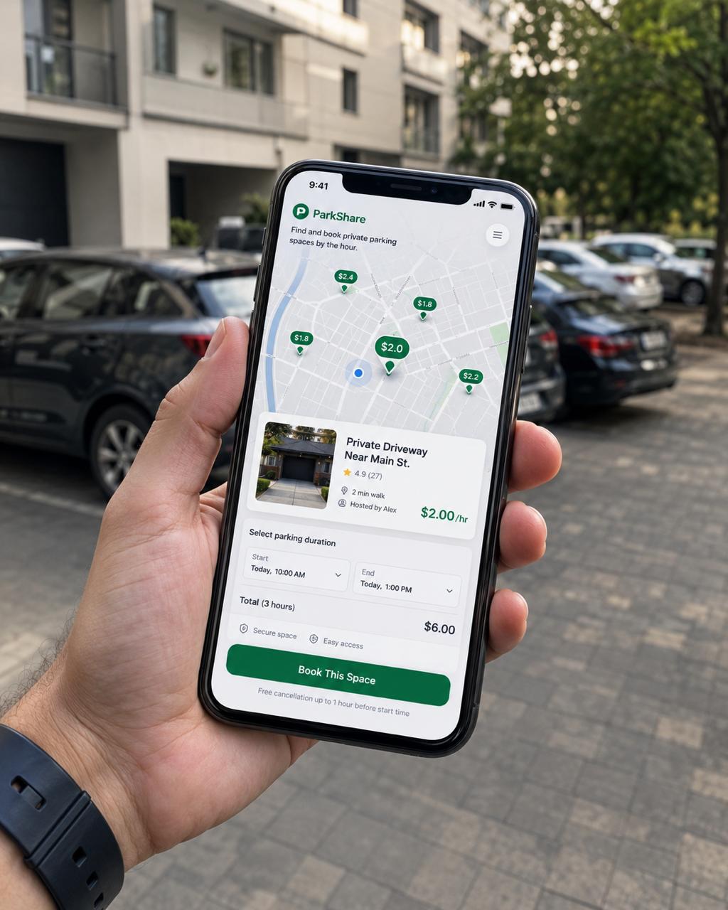 Parking Sharing Mobile App